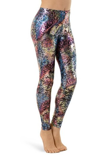 Leggings con stampa animalier