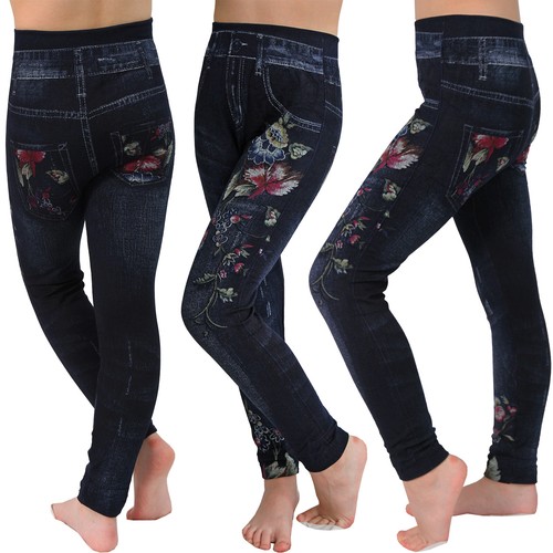 Leggings bambina vita alta