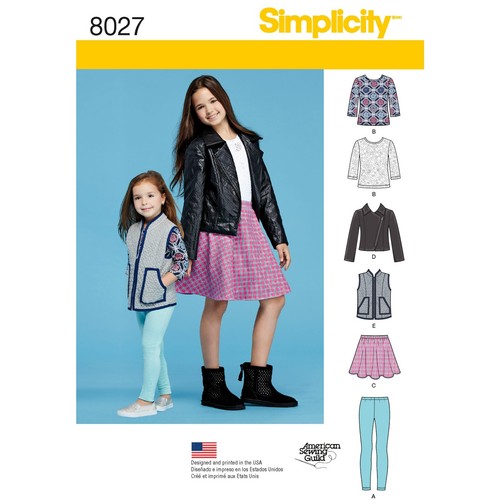 Simplicity 8027 giacca - 8027, gonna