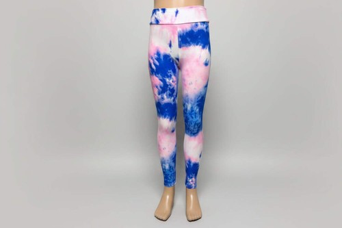 Leggings bambina rosa blu - bambina,