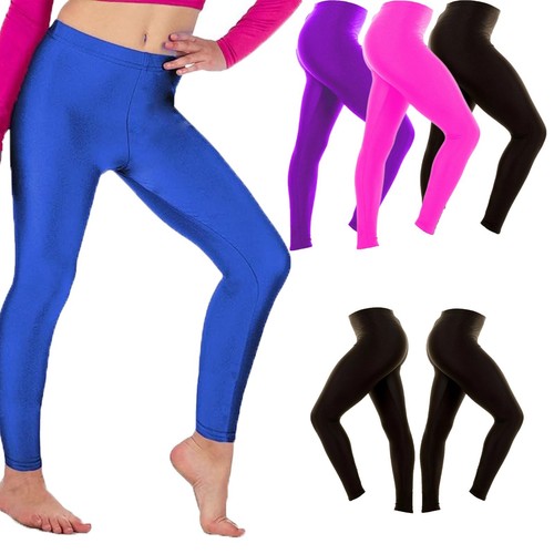 Leggings senza piedi lucidi