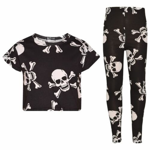 Top ragazze bambini - bambini, teschio